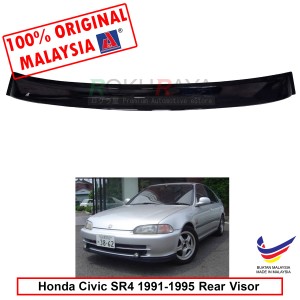 Honda Civic EG SR4 (5th Gen) 1991-1995 AG Rear Wing Spoiler Visor Windscreen Sun Shade (Small 10cm)